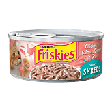 Friskies Wet Cat Food Shredded Chicken & Salmon Dinner In Gravy Full-Size Picture